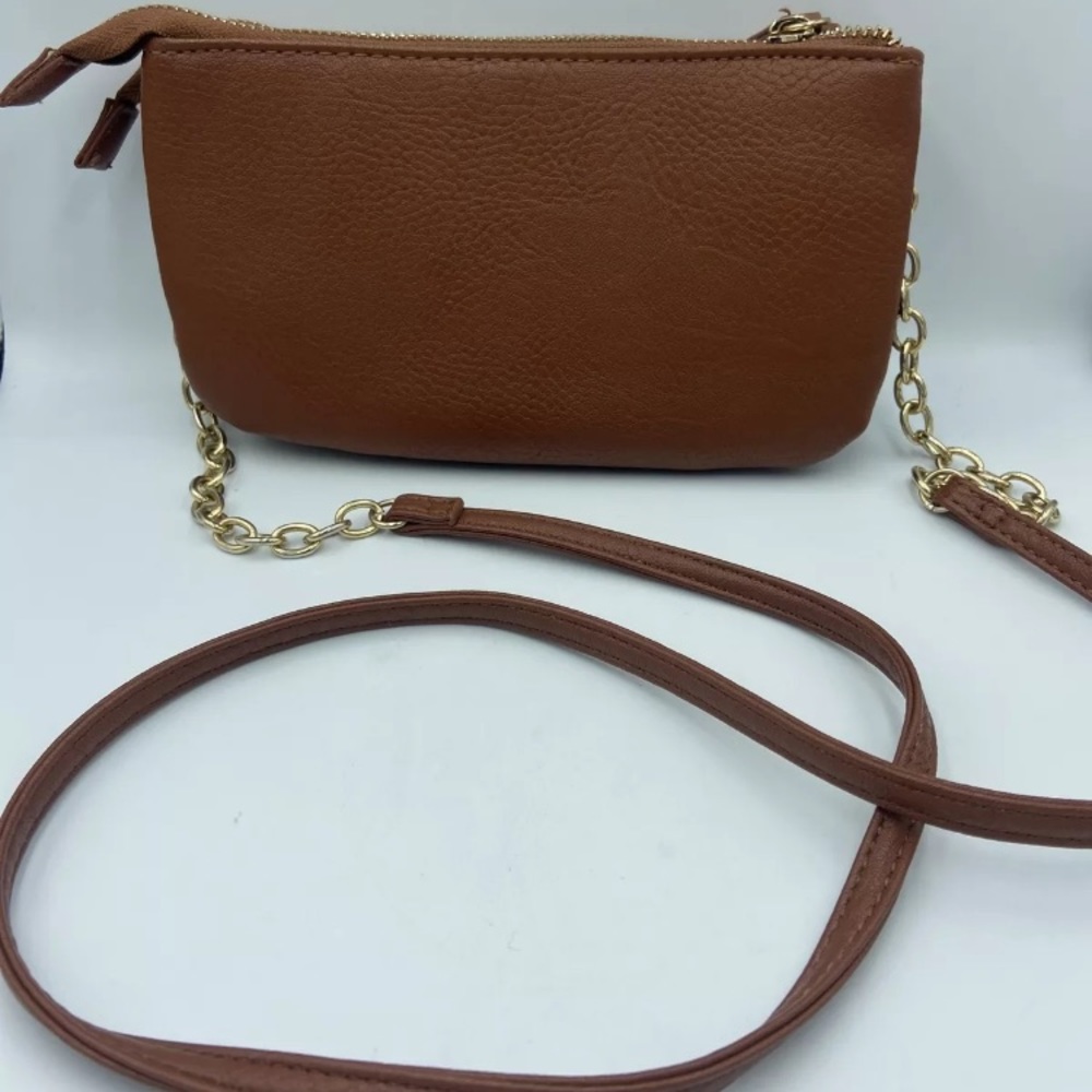 Charming Charlie Brown Crossbody Bag